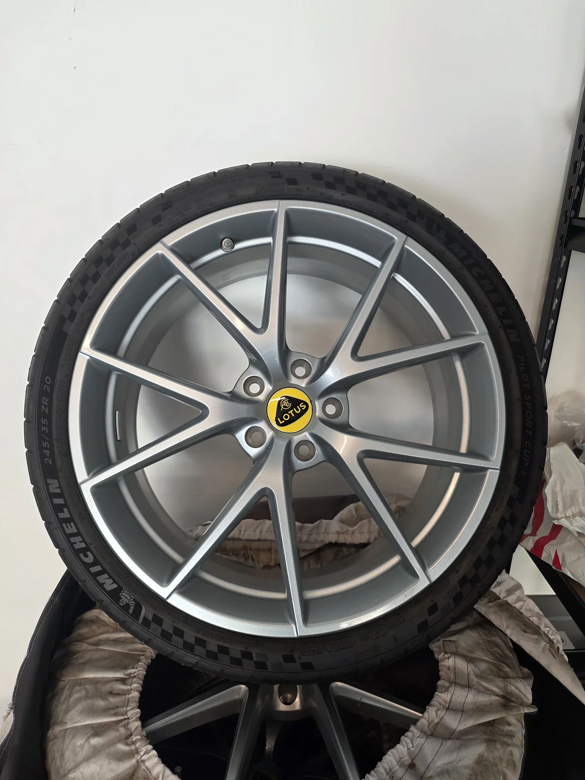 Emira Silver Forged Wheels with almost new Cup 2 tires in Sacramento ...