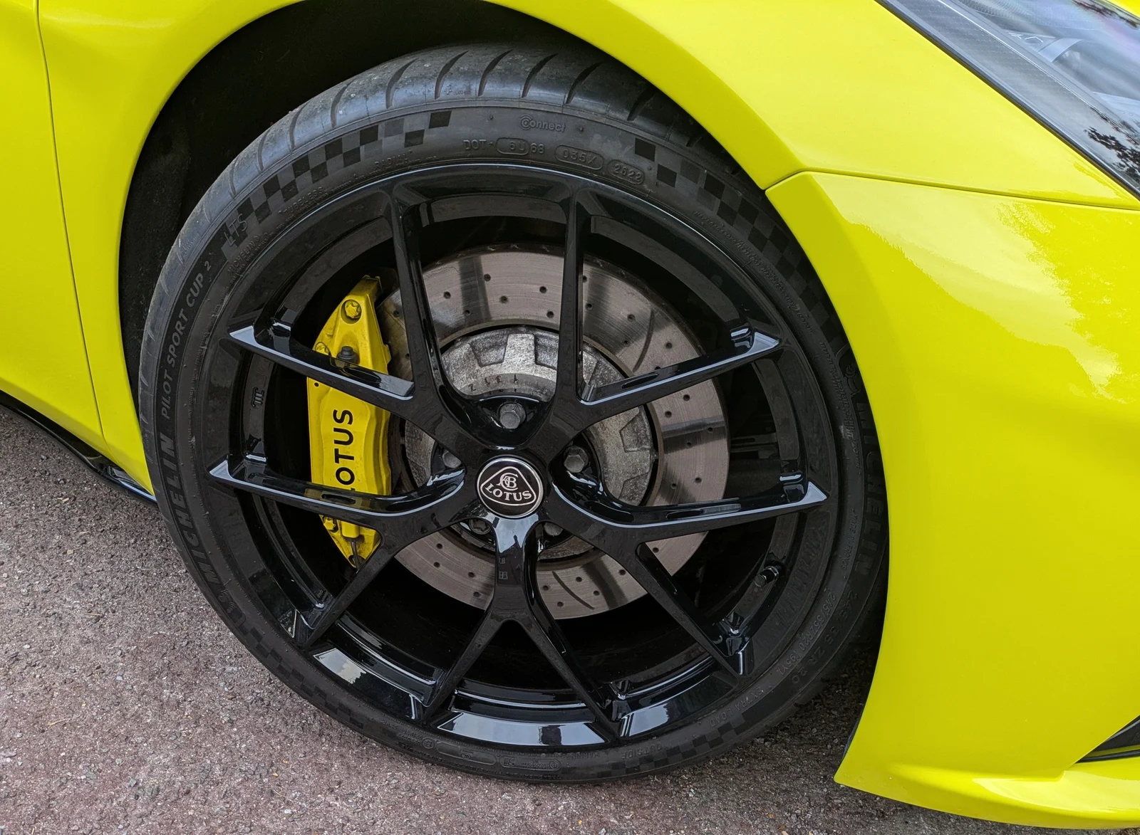 Aftermarket wheels for the Emira