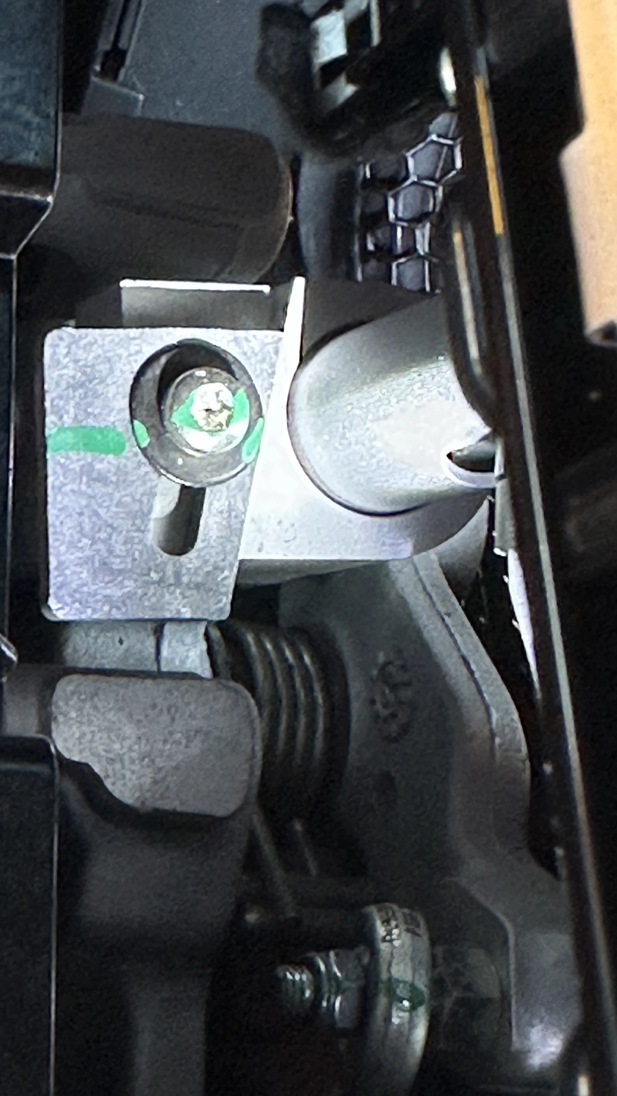 My Lotus Emiras factory-set shifter plate position .webp