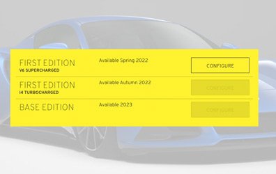 US configurator updated with official pricing