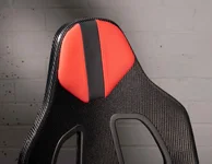 B10 Emira Red leather head pad brick rear.webp