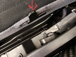 Plastic panel trim on the side of the base of the seat keeps popping off