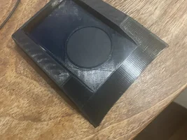 Feeding cable from USB socket to trinket tray