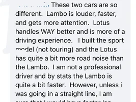 Aside from horsepower, How does it compare to a Huracan