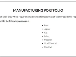 Who manufactures Emira forged alloy wheels?