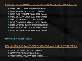 Emira Paint Color Codes
