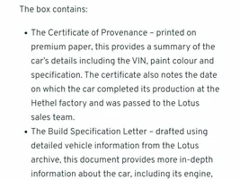 certificate of provenance