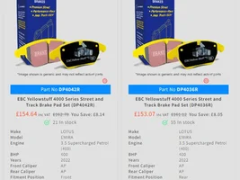 How much life out of stock pads?