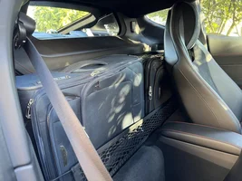 How much storage space behind front seats?