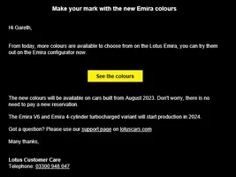 The 13 Emira Colors