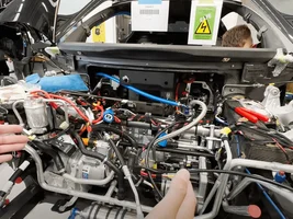 New factory tour video with a glimpse of an i4 in build