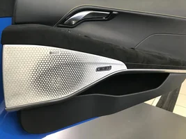 Interior pictures of alcantara and yellow stitching (Seneca Blue show car)