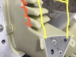 Rear wheel ports