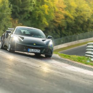 Lotus Emira V6 Supercharger by Komo-Tec Nordschleife Ãhlins TTX