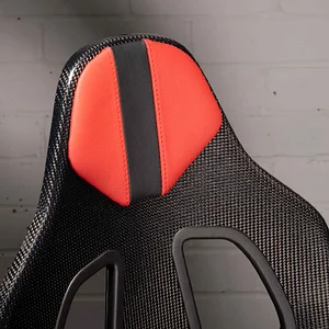 B10 Emira Red leather head pad brick rear.webp