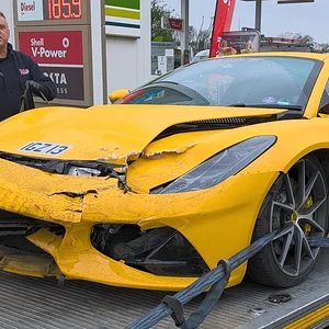 Front Passenger Side of Car on Recovery Truck.webp